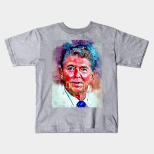 Watercolor Reagan Kids T-Shirt